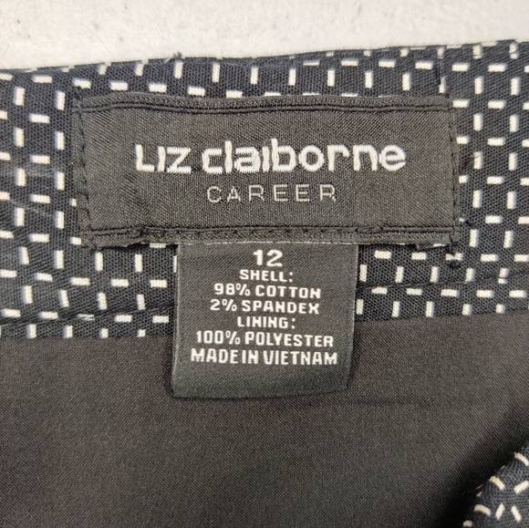 Liz Claiborne Black and White Pencil Skirt - Picture 4 of 4